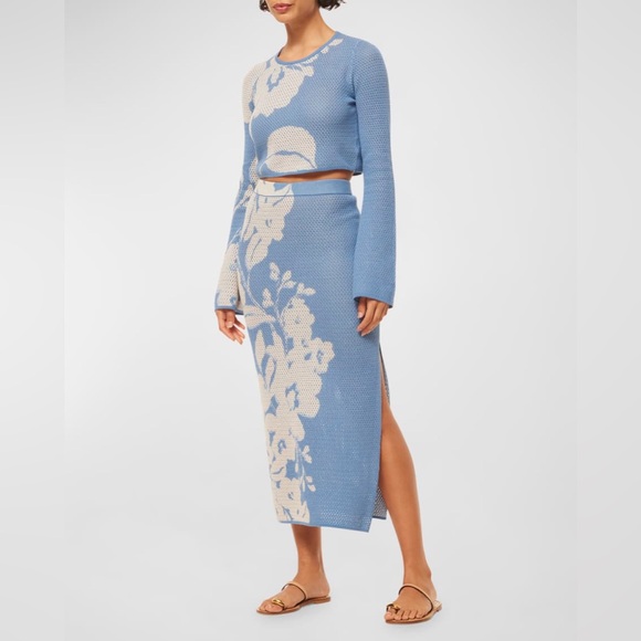 MISA Los Angeles Dara Knit Midi Skirt - Picture 2 of 4